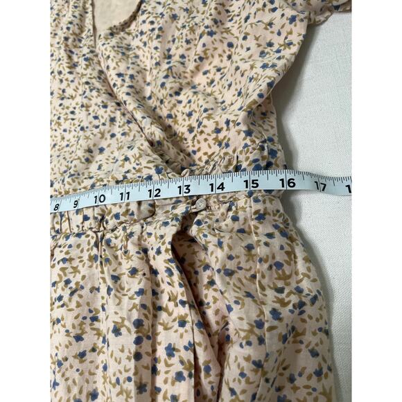 Mirth Krabi Crossover Dress in Champagne Size L - Picture 8 of 11